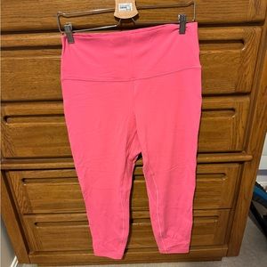 Neon pink lululemon align legging